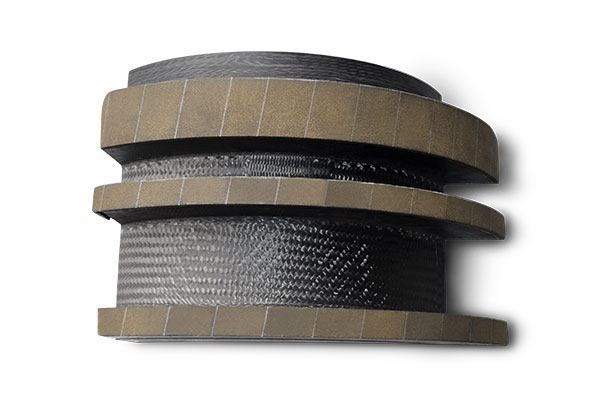 碳纖維砂輪結構件切面